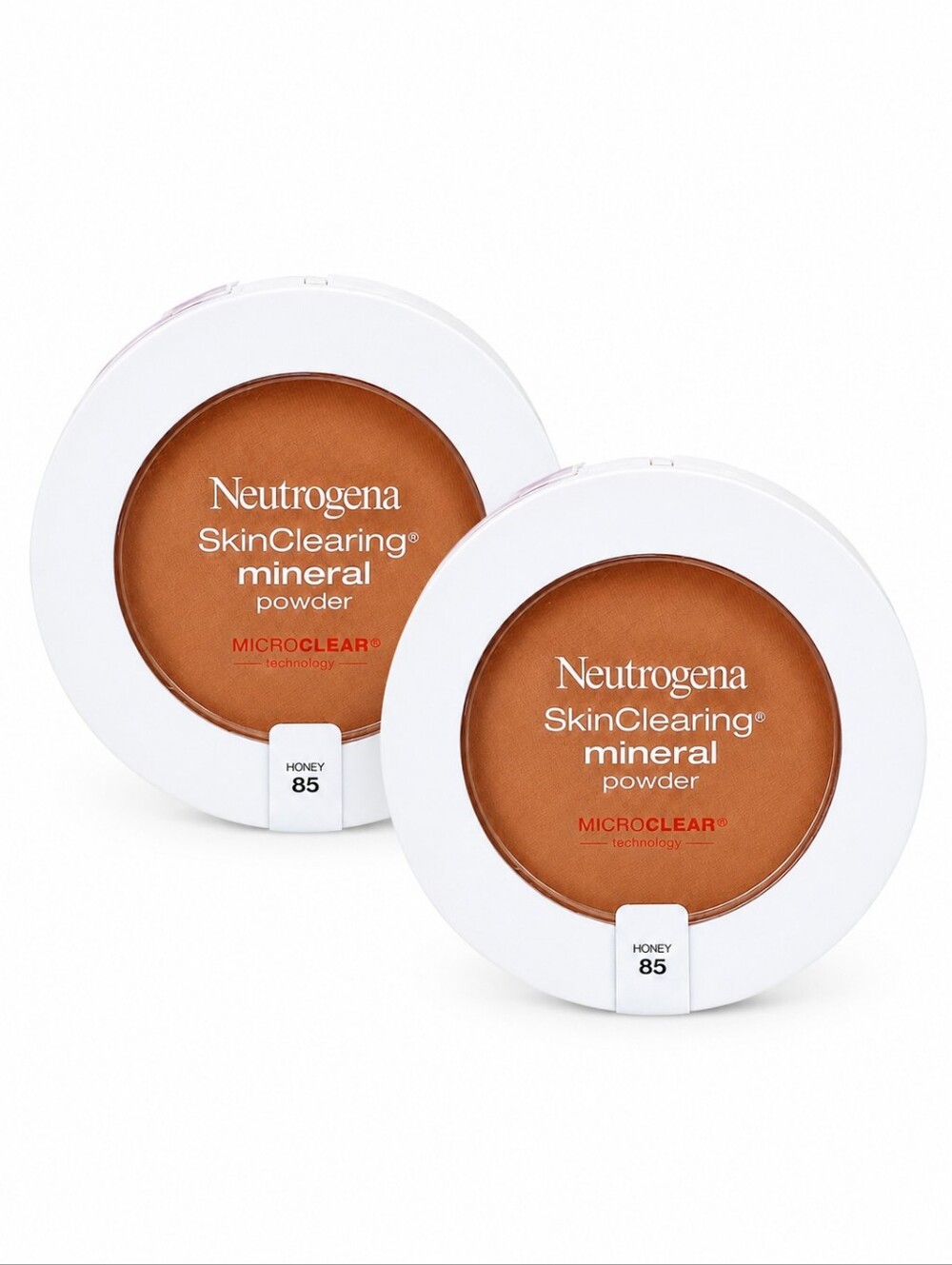 2 x Neutrogena SkinClearing Mineral Powder, 85 Honey